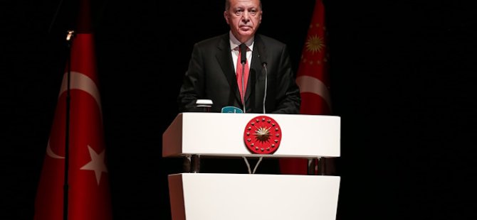 CUMHURBAŞKANI RECEP TAYYİP ERDOĞAN:''NİCE BADİRELER ATLATTIK ZALİMLER KARŞISINDA DİZ ÇÖKMEDİK''