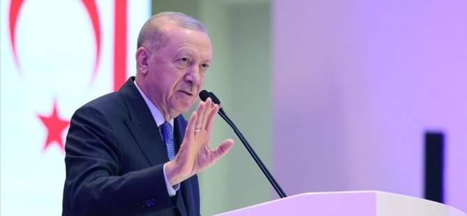CUMHURBAŞKANI ERDOĞAN'DAN KIBRIS DÖNÜŞÜ ÖNEMLİ AÇIKLAMALAR