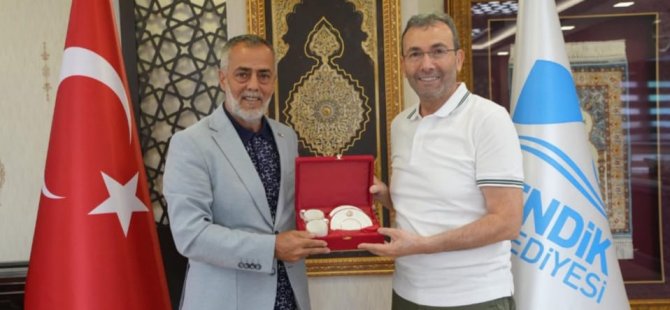TÜRK KIZILAY PENDİK ŞUBESİ'NDEN BAŞKAN AHMET CİN'E ZİYARET
