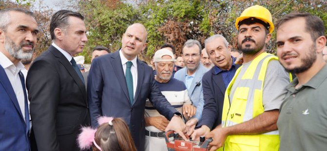 GÖÇBEYLİ KÜLLİYESİ'NİN TEMELİ DUALARLA ATILDI