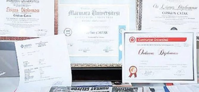 SAHTE DİPLAMA SKANDALINA ADI KARIŞAN İSİMLER ORTAYA ÇIKTI