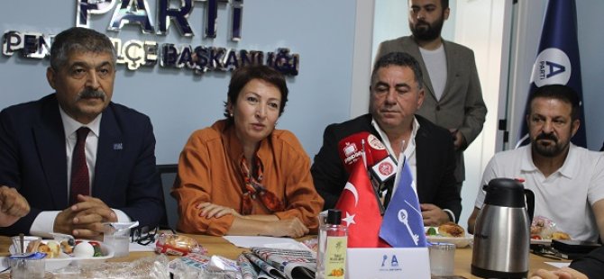 ANAHTAR PARTİ GENEL BAŞKAN YARDIMCISI EMİNE KÜÇÜKALİ:''BİZ MİLLETİN MİLLİYETÇİ PARTİSİYİZ''