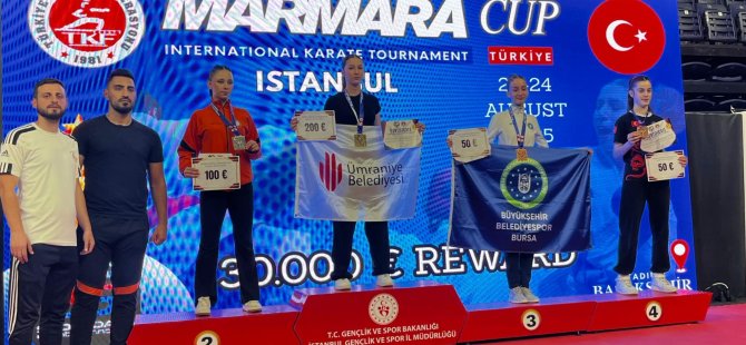 ÜMRANİYELİ SPORCU BEYZA YAĞMUR GÜRBÜZ’DEN ULUSLARARASI ŞAMPİYONLUK