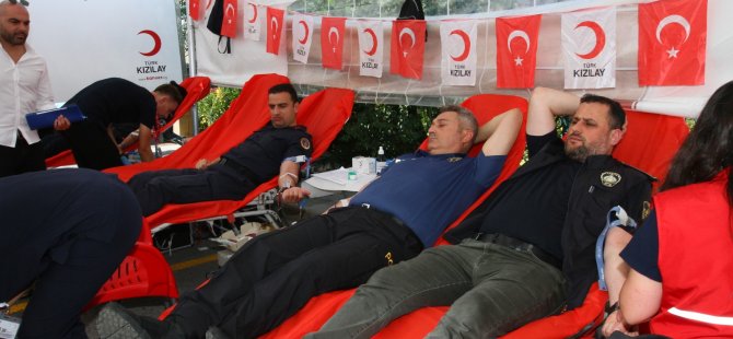 PENDİK KOLLUK KUVVETLERİNDEN ÖRNEK KAN BAĞIŞI DESTEĞİ