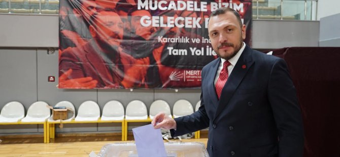 MERT POLAT YENİDEN CHP KARTAL İLÇE BAŞKANI OLDU