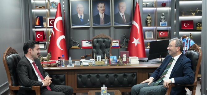 BAŞKAN AHMET CİN'DEN MHP PENDİK İLÇE BAŞKANI KERİM KAYA'YA NEZAKET ZİYARETİ