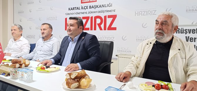 MEHMET KILIÇNKAYA:''KARTAL'DA MUHALEFET BOŞLUĞUNU DOLDURACAĞIZ''