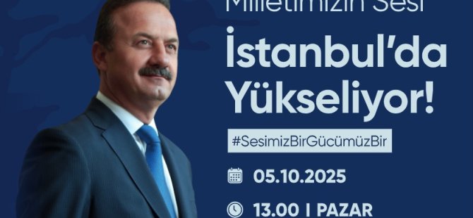 ANAHTAR PARTİ’NİN TARİHİ İSTANBUL BULUŞMASI 5 EKİM’DE: PENDİK’TEN ÜCRETSİZ ULAŞIM İMKÂNI