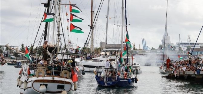 İSRAİL GAZZE'YE GİDEN İNSANİ YARDIM FİLOSUNA SALDIRDI:TÜRKK VATANDAŞLARI DA ALIKONULDU