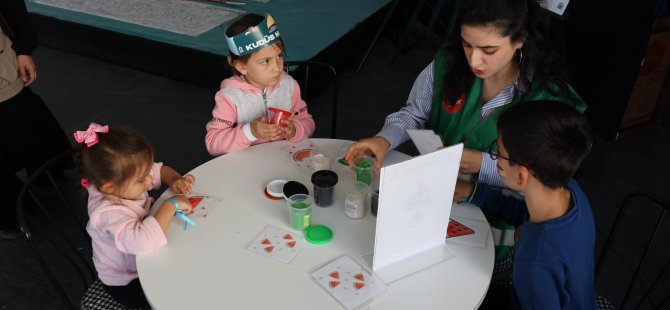 ÜMRANİYE’DE MİNİK YÜREKLERLE BÜYÜK FARKINDALIK: SUMUD VE FİLİSTİN ATÖLYESİ