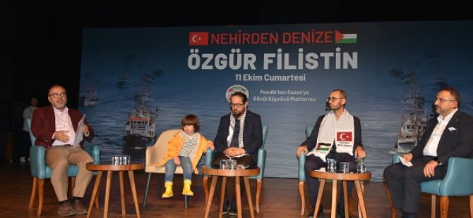 “NEHİRDEN DENİZE ÖZGÜR FİLİSTİN” KONFERANSI ATATÜRK KÜLTÜR MERKEZİ’NDE GERÇEKLEŞTİRİLDİ