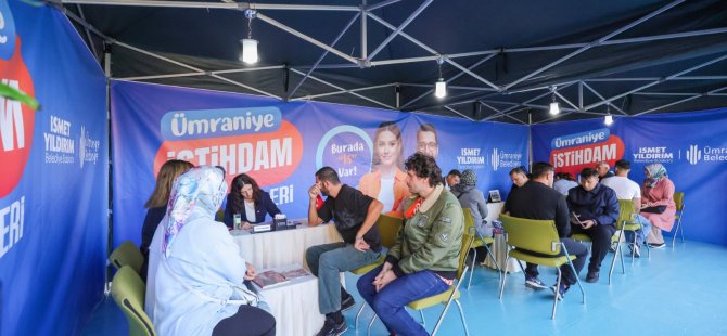 ÜMRANİYE’DE İSTİHDAM ÇADIRLARI KAPILARINI AÇTI