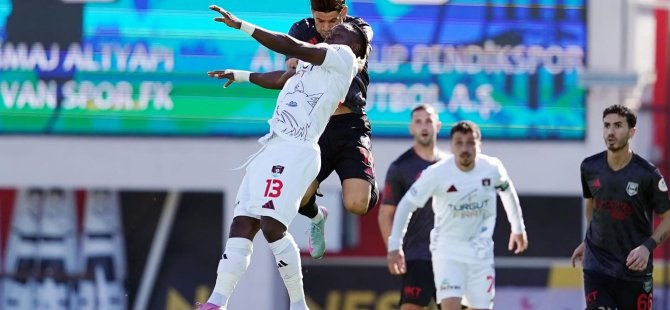 PENDİKSPOR VANSPOR FK PUANLARI BÖLÜŞTÜ:1-1