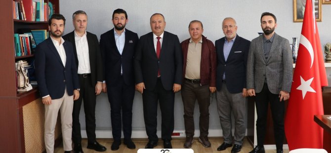 PESİAD'DAN İLÇE MİLLİ EĞİTİM MÜDÜRÜ ERTAN SAYGIN'A ZİYARET