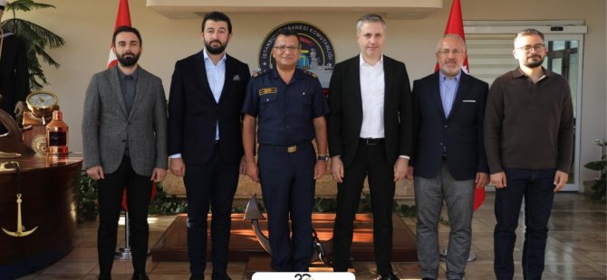 PESİAD BAŞKANI CÜNEYT BATTAL VE YÖNETİMİ TÜMAMİRAL ERDİNÇ YETKİN'İ ZİYARET ETTİ