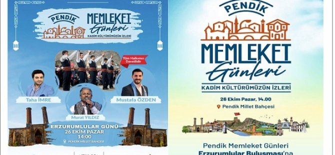 PENDİK'TE ''DADAŞ RÜZGARI'':ERZURUM KÜLTÜRÜ KADİM LEZZET VE EZGİLERLE TANITILACAK