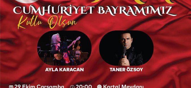 CUMHURİYET'İN IŞIĞI KARTAL MEYDANI'NDA PARLAYACAK