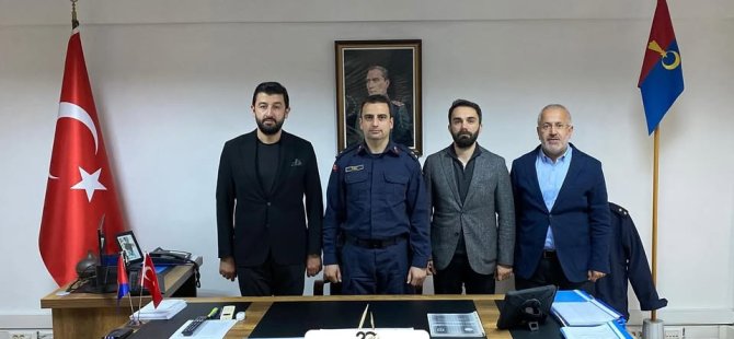 PESİAD'DAN PENDİK JANDARMA KOMUTANI ÜSTEĞMEN FAHRİ TİRİL'E ZİYARET