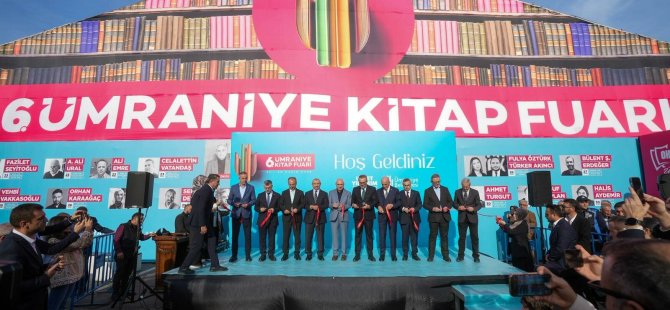 6. ÜMRANİYE KİTAP FUARI KAPILARINI KİTAPSEVERLERE AÇTI
