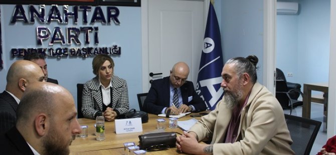 DİNÇ AİLESİ'NDEN ANAHTAR PARTİ PENDİK İLÇE BAŞKANLIĞI'NA TEŞEKKÜR ZİYARETİ