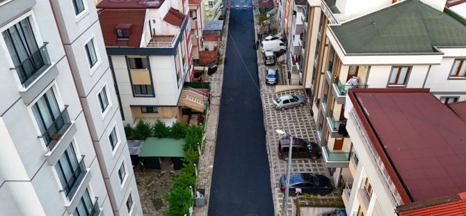 PARSELLER MAHALLESİ FİRUZ SOKAK’TA ASFALT ÇALIŞMALARI TAMAMLANDI
