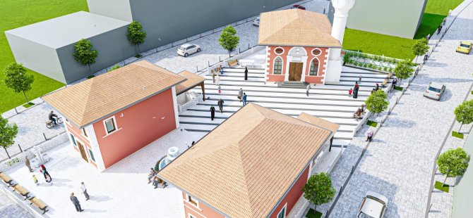 TARİHÎ CEVHERAĞA CAMİİ, ASLINA UYGUN ŞEKİLDE YENİDEN HAYAT BULUYOR