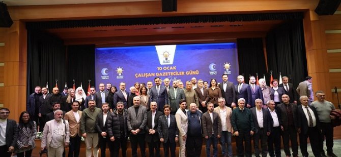 AK PARTİ İSTANBUL İL BAŞKANLIĞI'NDAN 10 OCAK ÇALIŞAN GAZETECİLER GÜNÜ'NE ÖZEL PROGRAM