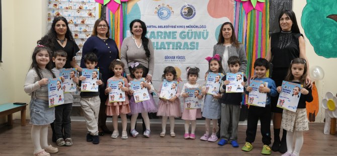KARTAL BELEDİYESİ ÇOCUK GELİŞİM MERKEZLERİNDE İLK DÖNEM KARNE SEVİNCİ