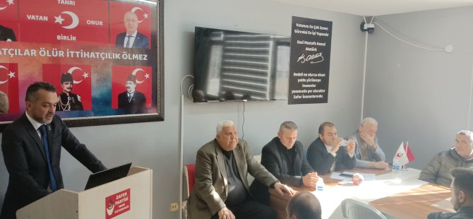 ZAFER PARTİSİ'NİN  PENDİK İLÇE BAŞKANI SEYFİ ERGİN OLDU