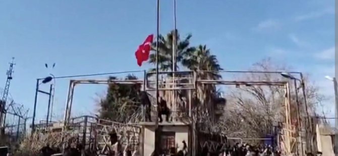 SINIR HATTINDAKİ BAYRAK PROVAKASYONUNA DARBE 14 KİŞİ GÖZALTINA ALINDI