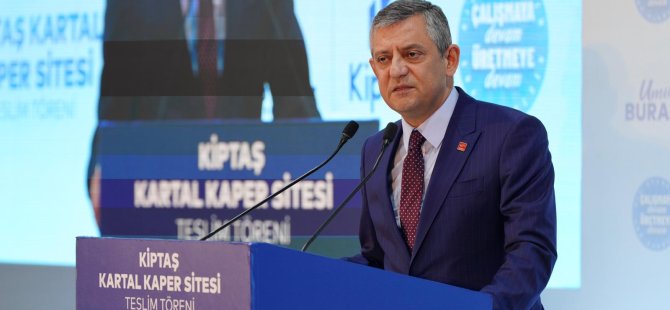 CHP GENEL BAŞKANI ÖZGÜR ÖZEL KARTAL’DA TOPLU AÇILIŞ TÖRENİNE KATILDI