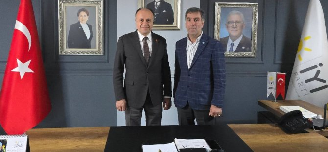 CHP PENDİK İLÇE BAŞKANI NİYAZİ GÜNERİ VE YÖNETİMİNDEN İYİ PARTİ'YE ZİYARET