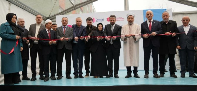 HACI MUAZZEZ BÜLBÜL CAMİİ’NİN RESMİ AÇILIŞI GERÇEKLEŞTİRİLDİ