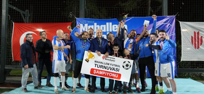 MAHALLEM FUTBOL ŞÖLENİ COŞKUYLA TAMAMLANDI