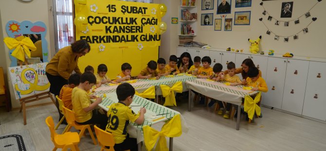 KARTAL'DA MİNİKLERDEN ÇOCUKLUK ÇAĞI KANSERLERİNE İLİŞKİN ANLAMLI ETKİNLİK