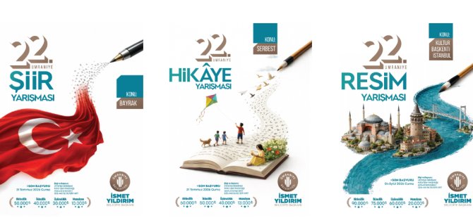 22. GELENEKSEL RESİM, HİKÂYE VE ŞİİR YARIŞMASI’NA BAŞVURULAR BAŞLADI