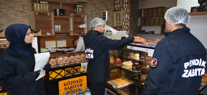 PENDİK'TE FIRINLARDA EKMEK VE PİDE DENETİMİ
