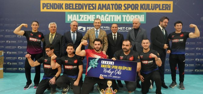 PENDİK BELEDİYESİ'NDEN 60 SPOR KULÜBÜNE DESTEK