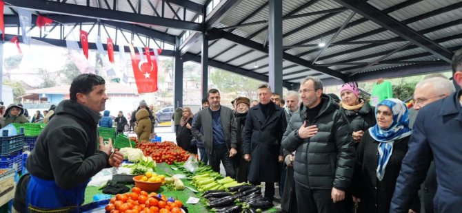 YAYALAR KAPALI SEMT PAZARI HİZMETE AÇILDI