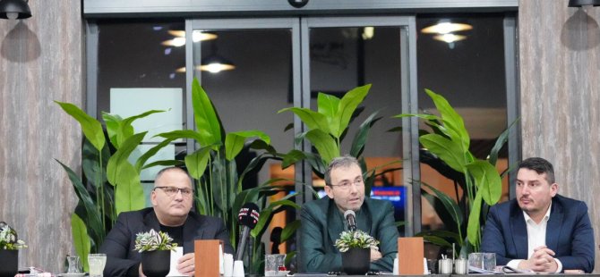 BAŞKAN AHMET CİN SAHUR PROGRAMINDA BASIN MENSUPLARIYLA BULUŞTU