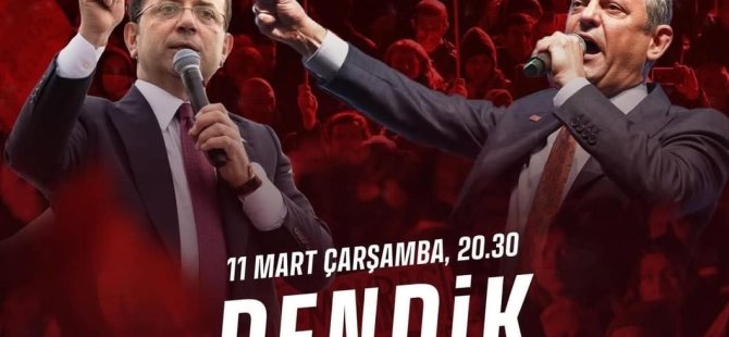 PENDİK'TE DEV BULUŞMA:CHP MİLLET İRADESİ İÇİN MEYDANA İNİYOR