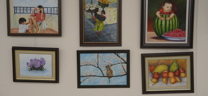 KARTAL'DA SANAT RÜZGARI:''BIRAKTIĞIMIZ İZLER'' SERGİSİ SANATSAVERLERLE BULUŞTU