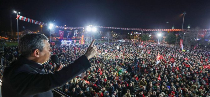 CHP GENEL BAŞKANI ÖZGÜR ÖZEL PENDİK'TEN HALKA SESLENDİ:''SON SÖZÜ MİLLET SÖYLEYECEK''