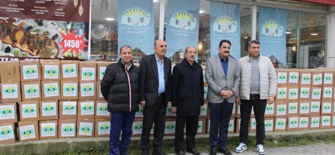 PENDEF İFTARINDA ÖRNEK DAYANIŞMA:650 İHTİYAÇ SAHİBİ AİLEYE RAMAZAN DESTEĞİ