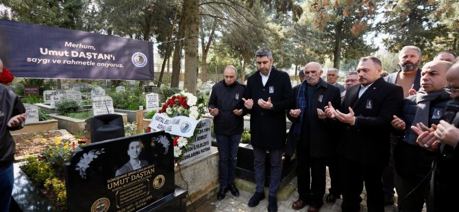 MERHUM MECLİS ÜYESİ UMUT DAŞTAN MEZARI BAŞINDA ANILDI