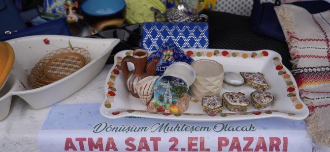 KARTAL'DA ATMA SAT İKİNCİ EL PAZARI'NA YOĞUN İLGİ