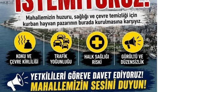 KARTAL'DA KURBAN PAZARI KRİSİ: ASBEST İDDİASI İNCELEME BAŞLATTI!