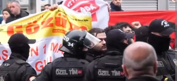 İSTANBUL VALİLİĞİNDEN 1 MAYIS AÇIKLAMASI 575 KİŞİ GÖZALTINA ALINDI