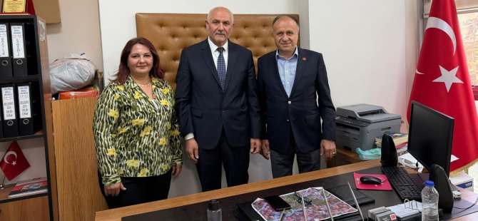 CHP PENDİK İLÇE BAŞKANI NİYAZİ GÜNERİ'DEN DUMLUPINAR MAHALLE MUHTARINA ZİYARET