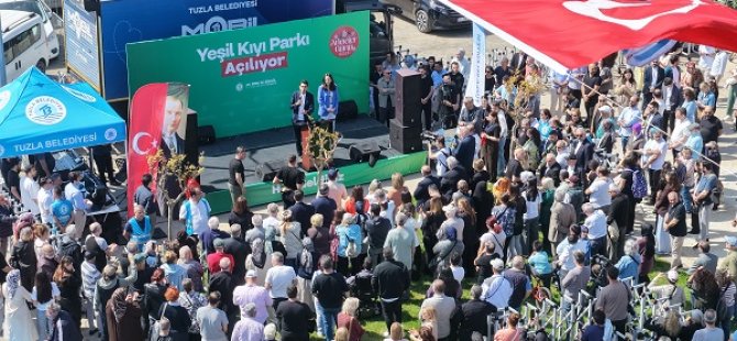 YEŞİL KIYI PARKI YENİLENEN YÜZÜYLE HİZMETE AÇILDI